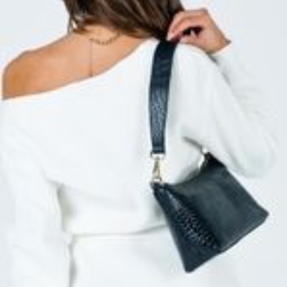 - Princess Polly Mini Knit Wrap‎ Dress* New - Picture 4 of 4